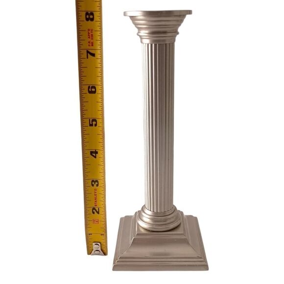Baldwin Brass Smithsonian Candle Stick Platinum Mist Nickel 8" Federal SINGLE. - Picture 2 of 15